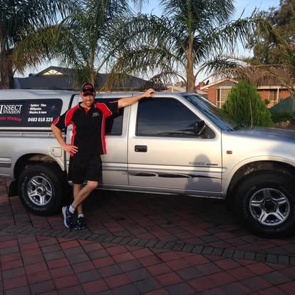 An Insect Invasion ute out on a job around the Barossa